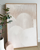 City of Arches - Dusty Pink - Oak Colour Frame