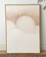 City of Arches - Dusty Pink - Oak Colour Frame