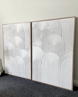 City of Arches Duo - All White - Oak Colour Frame