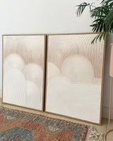 City of Arches Duo - Dusty Pink - Oak Colour Frame