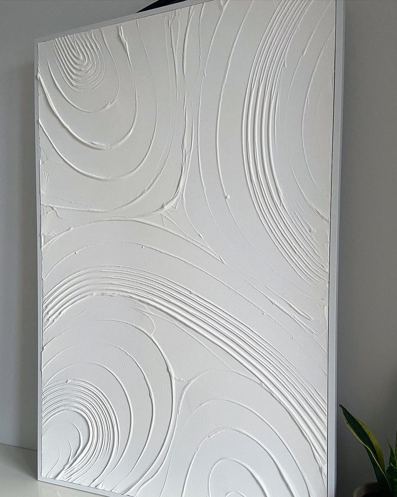 Color Union Frame White Tidal - White Colour Frame – Orueil Art